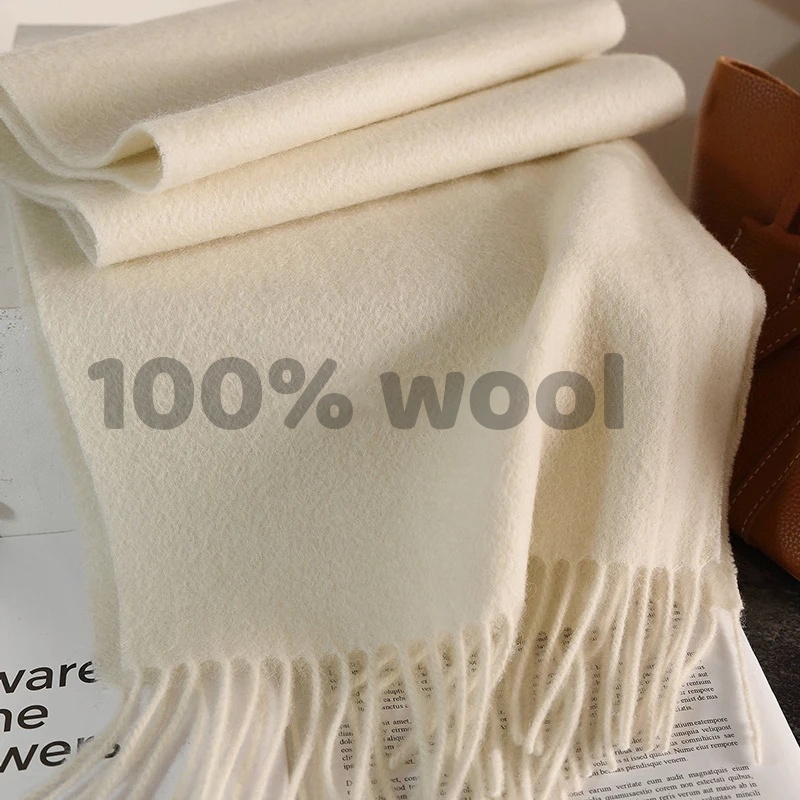 Shawl Wrap Winter - Gebreide sjaal dames 100% wol winter