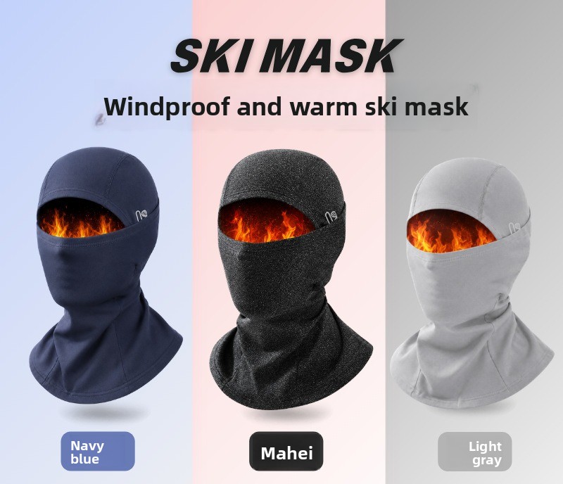 Balaclava Ski Mask - Warm hoofddeksel voor buitenfietsen, gezichtsbescherming, nekwarmer,