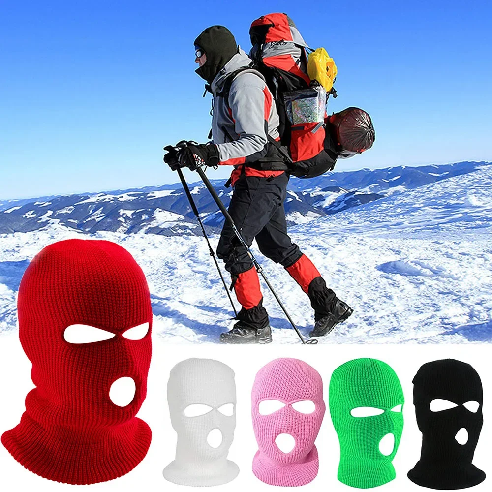 Balaclava Ski Mask - Tactisch legermasker met 3 gaten, volledig
