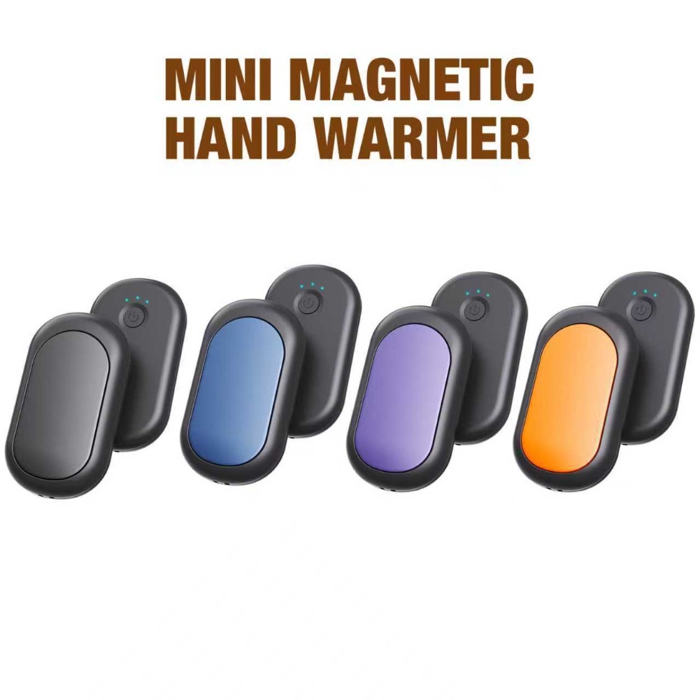 Hand Warmer Electric - Magnetische handwarmer Split 2in1 USB-oplaadbaar Powerbank