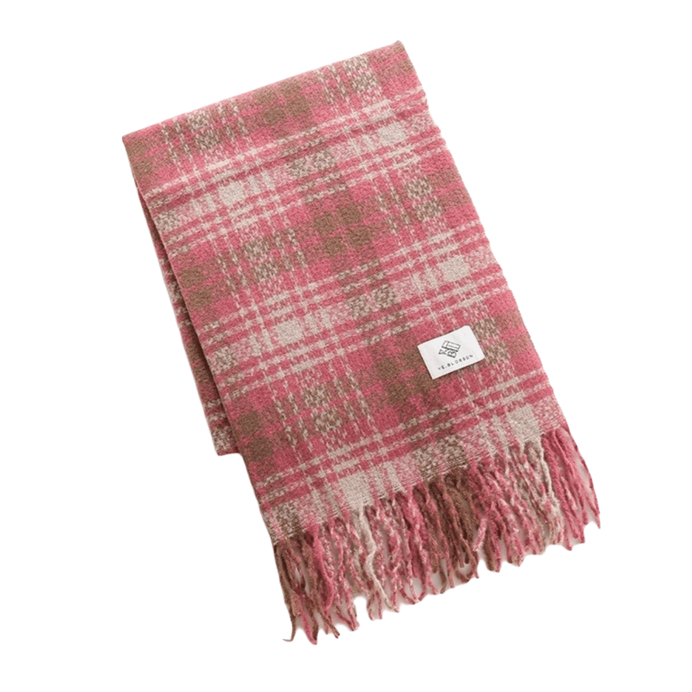 Shawl Wrap Winter - Casual zachte wintersjaal, winddicht, lange kwastjes,