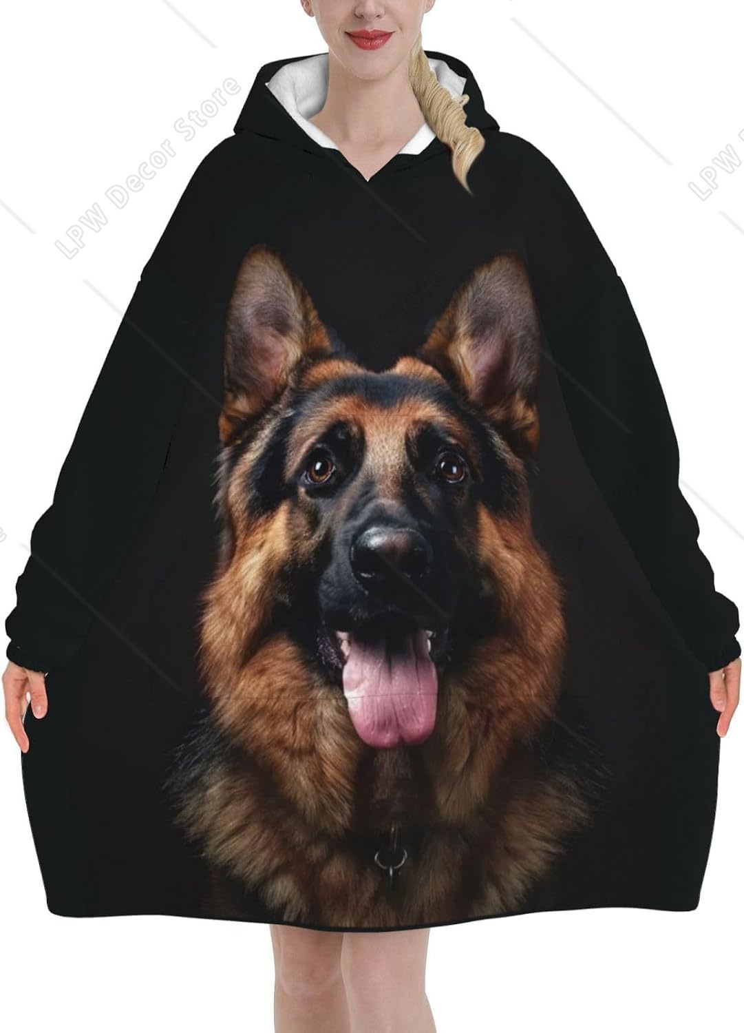 Draagbare deken met capuchon v - Sherpa Hoodie Fleece recensie en prijs