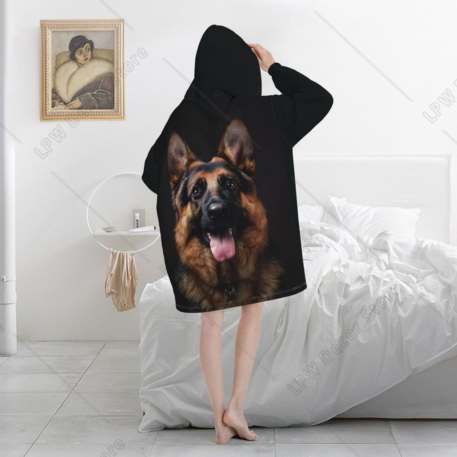 Draagbare deken met capuchon v - Sherpa Hoodie Fleece recensie en prijs