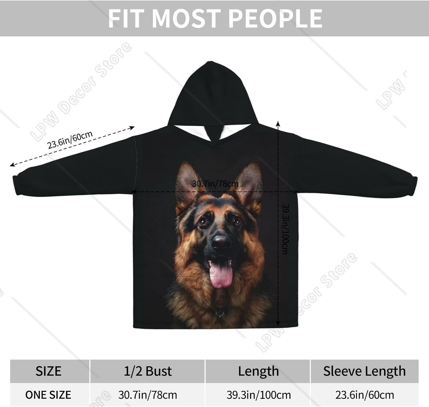 Draagbare deken met capuchon v - Sherpa Hoodie Fleece recensie en prijs