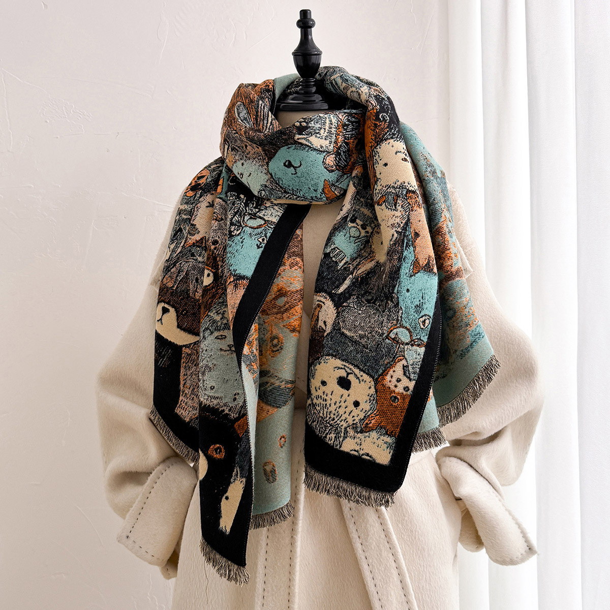 Dames Imitatie Kasjmier Sjaal  - Shawl Wrap Winter recensie en prijs