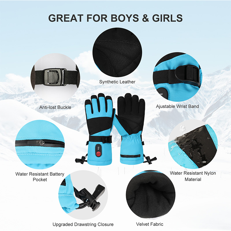 Waterdichte, verwarmde ski- en - Snow Glove Insulated recensie en prijs