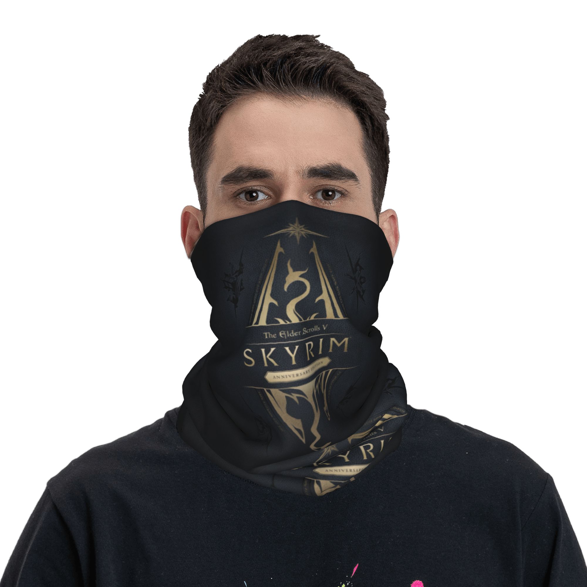 Aangepaste Skyrim Logo Bandana - Neck Gaiter Fleece recensie en prijs