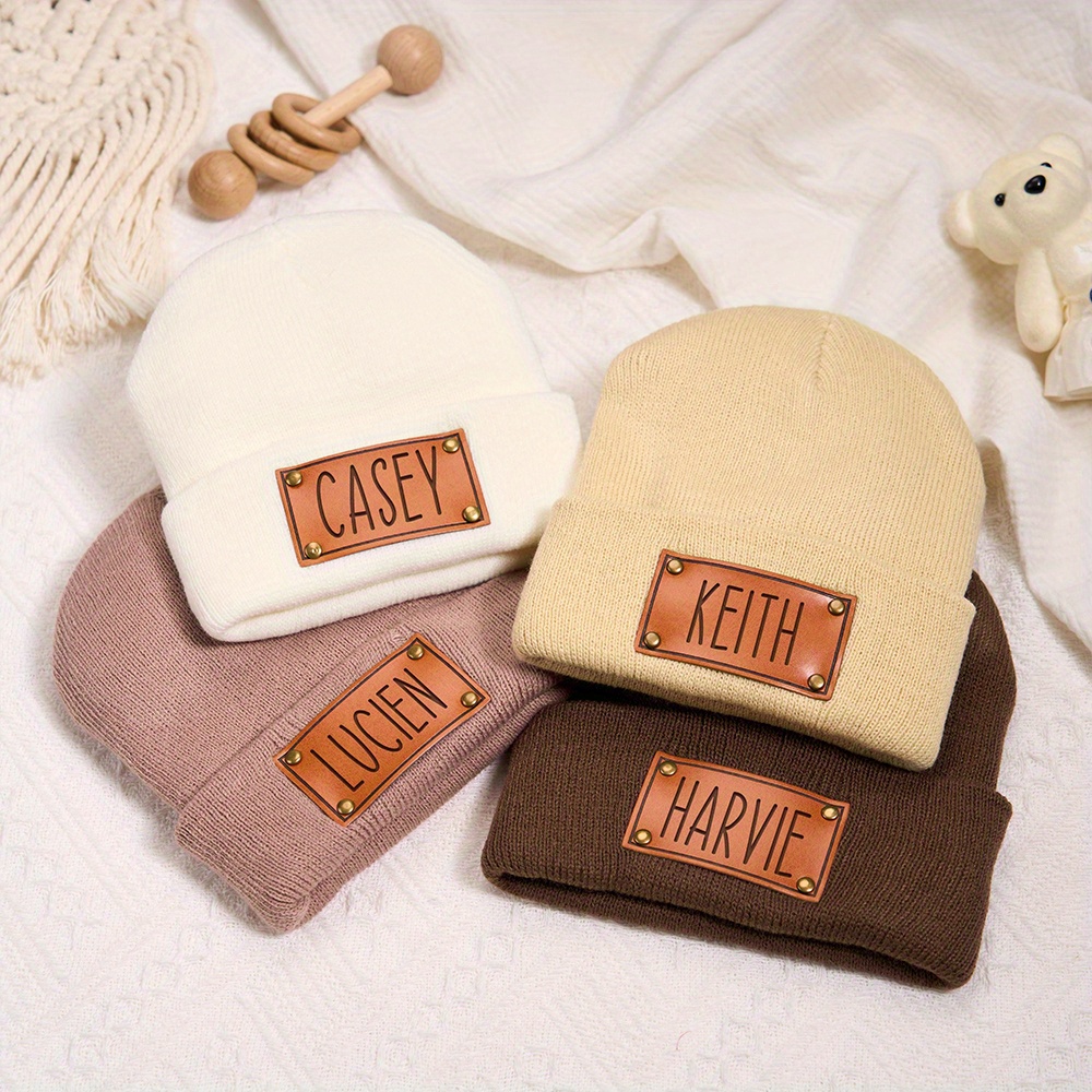 Op maat gemaakte leren patchmu - Knit Beanie Hat Warm recensie en prijs