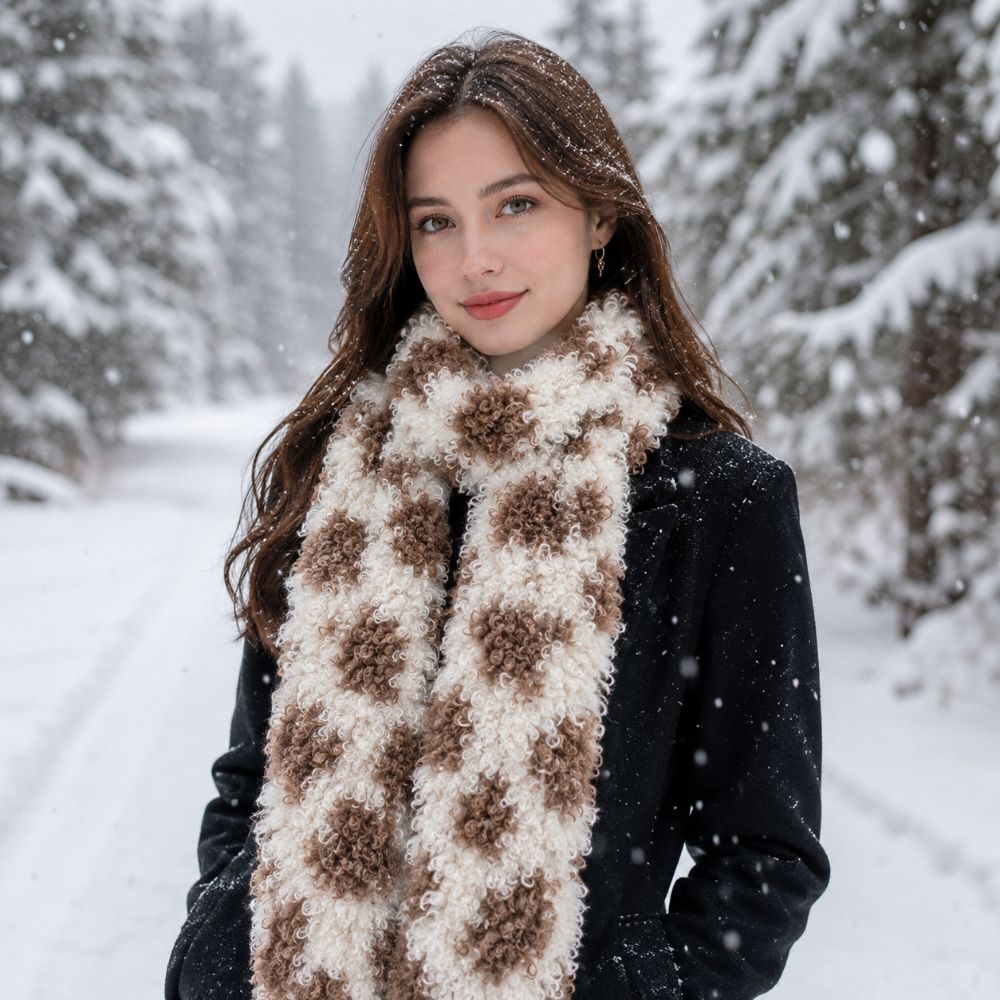 Dikke Pluizige Bontsjaal Imita - Shawl Wrap Winter recensie en prijs